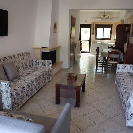 Meltemi Villa Chrysi Ammoudia Bagian luar foto