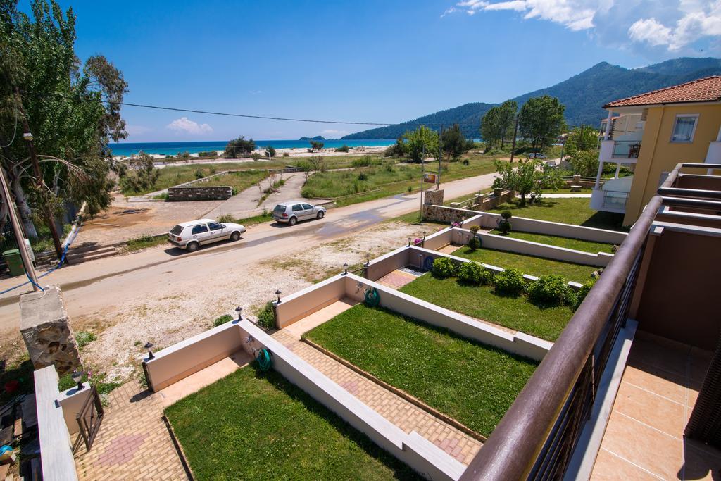 Meltemi Villa Chrysi Ammoudia Bagian luar foto