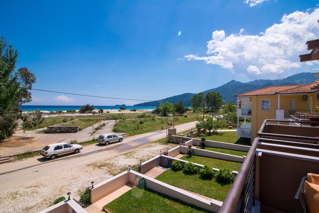 Meltemi Villa Chrysi Ammoudia Bagian luar foto