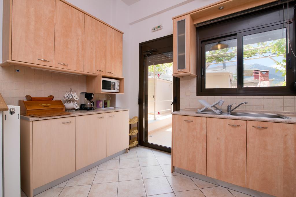 Meltemi Villa Chrysi Ammoudia Bagian luar foto