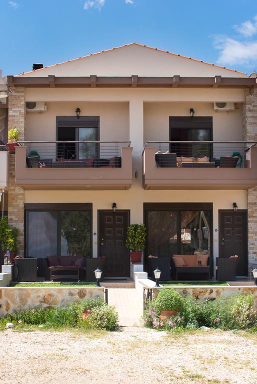 Meltemi Villa Chrysi Ammoudia Bagian luar foto